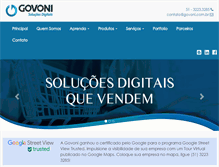 Tablet Screenshot of govoni.com.br